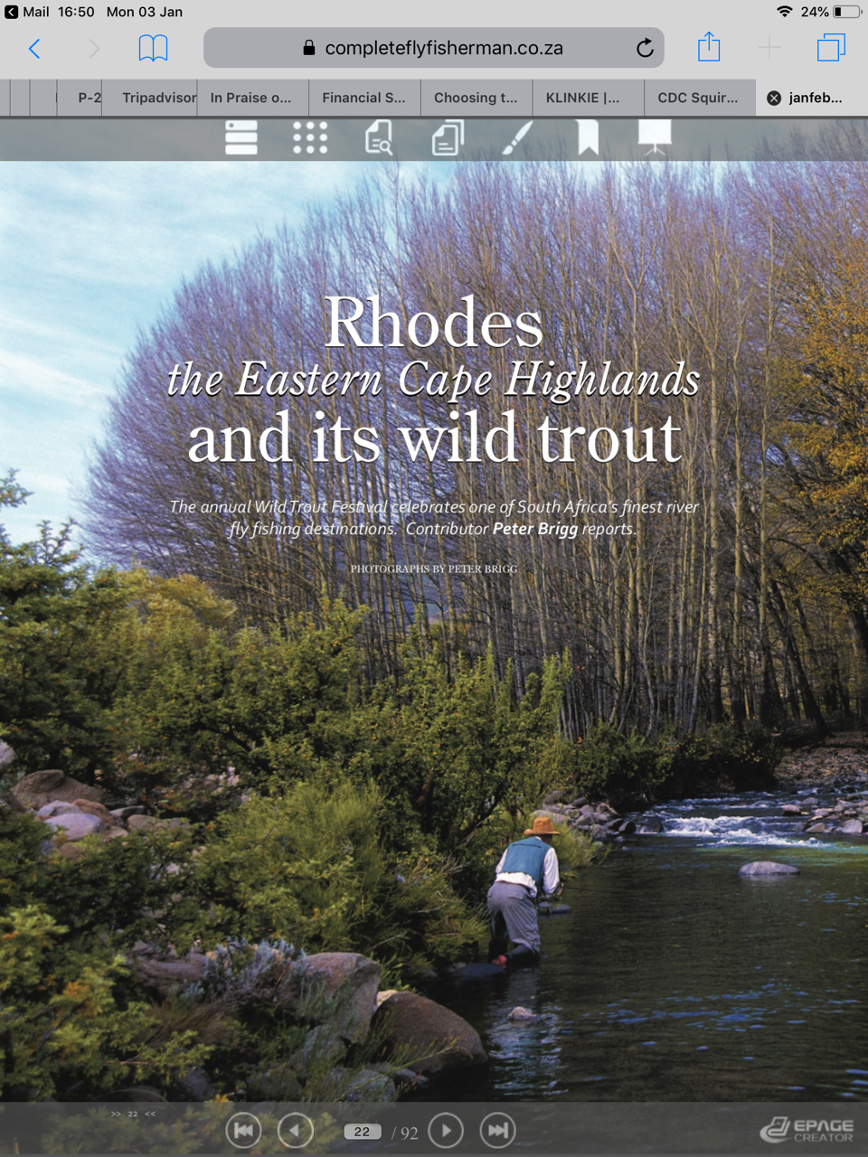 Complete Fly Fisherman article