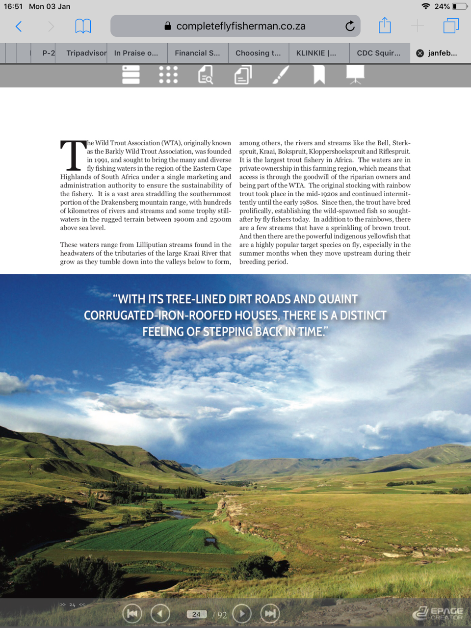 Complete Fly Fisherman article
