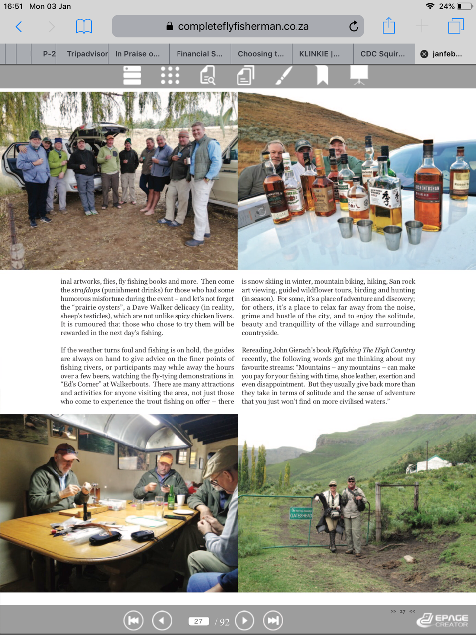 Complete Fly Fisherman article