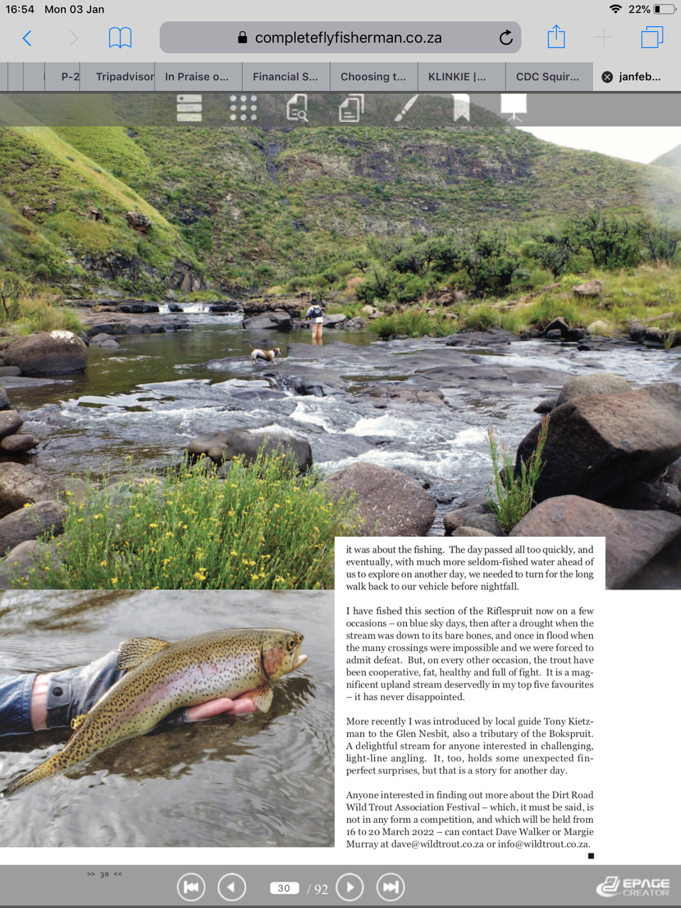 Complete Fly Fisherman article