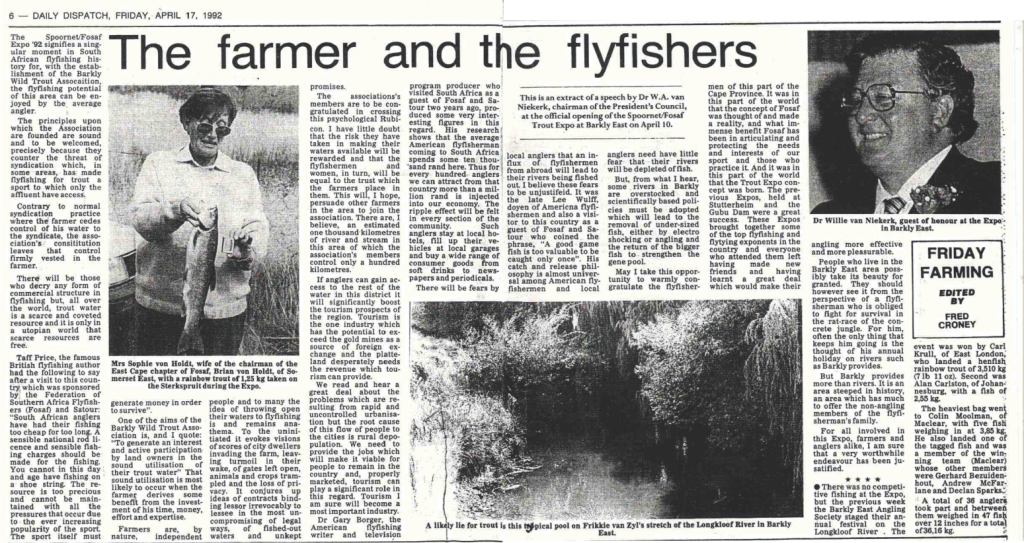 The farmer and the flyfishers